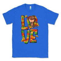 True Royal love juneteenth with fist Classic Tee - texasbilliewilder