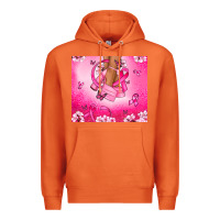 Carrot Breast Cancer diva Premium Hoodie - NancyCooperArtShop