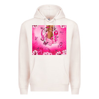 Pale Pink Breast Cancer diva Premium Hoodie - NancyCooperArtShop