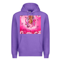 Purple Breast Cancer diva Premium Hoodie - NancyCooperArtShop