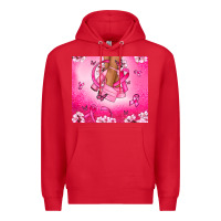 Red Breast Cancer diva Premium Hoodie - NancyCooperArtShop
