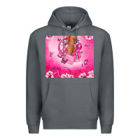 Rock Breast Cancer diva Premium Hoodie - NancyCooperArtShop