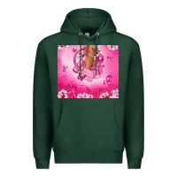 Sports Green Breast Cancer diva Premium Hoodie - NancyCooperArtShop
