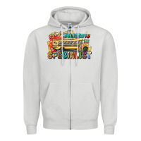 Dove Grey student delivery specialist Zipper Hoodie - texasbilliewilder