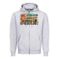 Heather Grey student delivery specialist Zipper Hoodie - texasbilliewilder