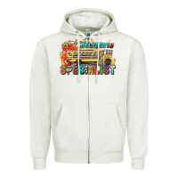 Oatmeal Heather student delivery specialist Zipper Hoodie - texasbilliewilder