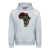 Heather Grey its the black history for me Urban Hoodie - MaliasSmallBusiness