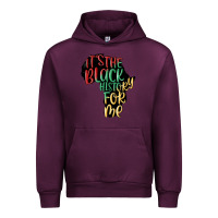 Mauve Wine its the black history for me Urban Hoodie - MaliasSmallBusiness