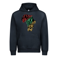 Navy its the black history for me Urban Hoodie - MaliasSmallBusiness
