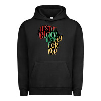 Pigment Black its the black history for me Urban Hoodie - MaliasSmallBusiness