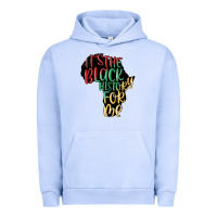 Pigment Grape Ice its the black history for me Urban Hoodie - MaliasSmallBusiness