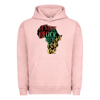 Pigment Salmon its the black history for me Urban Hoodie - MaliasSmallBusiness