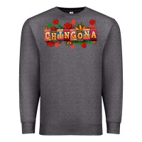 Charcoal Heather chingona Premium Sweatshirt - AdoDesignShop