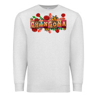 Oatmeal Heather chingona Premium Sweatshirt - AdoDesignShop