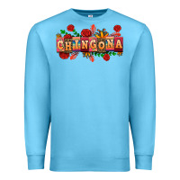 Ocean Blue chingona Premium Sweatshirt - AdoDesignShop