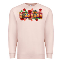 Pale Pink chingona Premium Sweatshirt - AdoDesignShop