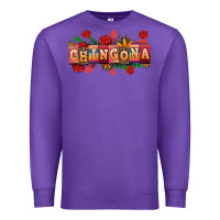 Purple chingona Premium Sweatshirt - AdoDesignShop