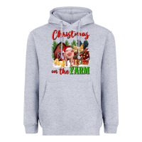 Christmas On The Farm Heavyweight Hoodie | Teevron