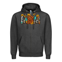 Charcoal Heather mom cow Zipper Hoodie - Zillion Design Studio
