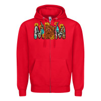 Red mom cow Zipper Hoodie - Zillion Design Studio