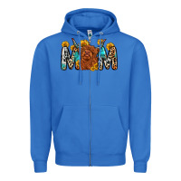 True Royal mom cow Zipper Hoodie - Zillion Design Studio