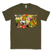 Army Green lunch lady coffee cups Classic Tee - Zillion Design Studio