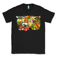 Black lunch lady coffee cups Classic Tee - Zillion Design Studio