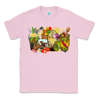 Bubblegum Pink lunch lady coffee cups Classic Tee - Zillion Design Studio