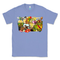Colony Blue lunch lady coffee cups Classic Tee - Zillion Design Studio