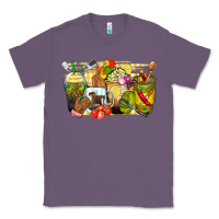 Lavender lunch lady coffee cups Classic Tee - Zillion Design Studio
