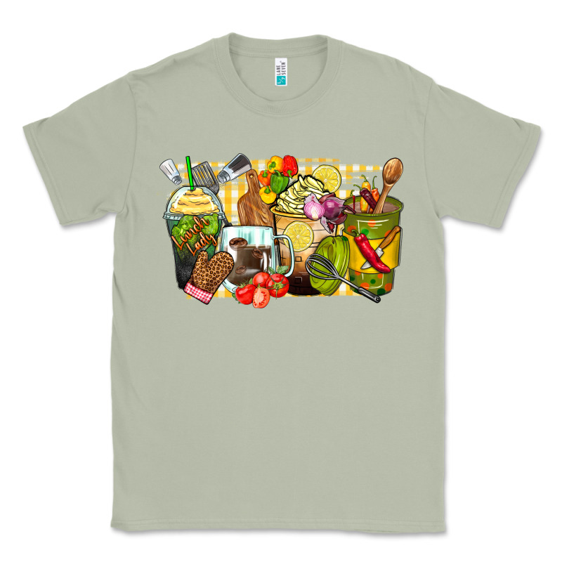 Lunch Lady Coffee Cups Classic Tee by Zillion Design Studio | Teevron