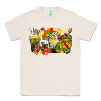 Natural lunch lady coffee cups Classic Tee - Zillion Design Studio