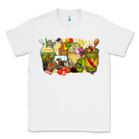 White lunch lady coffee cups Classic Tee - Zillion Design Studio