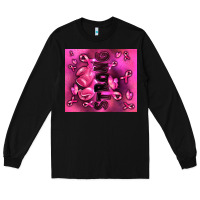 Black strong breast cancer Long Sleeve Tee - RanaPortraitStore