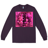 Plum strong breast cancer Long Sleeve Tee - RanaPortraitStore