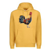 Mustard New Hampshire Red Rooster Premium Hoodie - LillyAllenDesigns