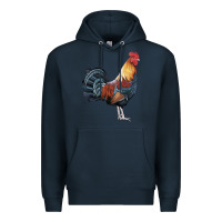 Navy New Hampshire Red Rooster Premium Hoodie - LillyAllenDesigns