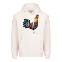 New Hampshire Red Rooster Premium Hoodie | Teevron