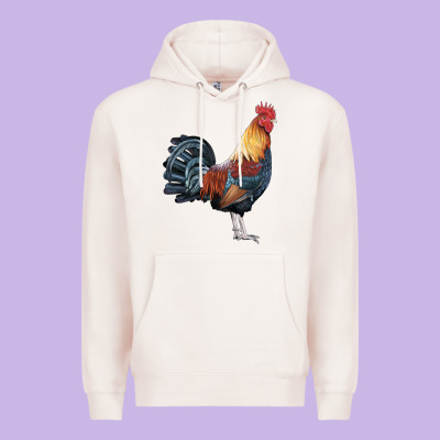 New Hampshire Red Rooster Premium Hoodie Designed By Lillyallendesigns