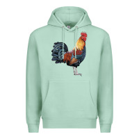 Seafoam New Hampshire Red Rooster Premium Hoodie - LillyAllenDesigns