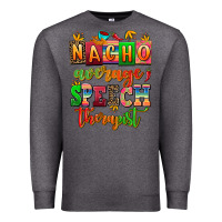 Charcoal Heather nacho average speech therapist Premium Sweatshirt - AdoDesignShop