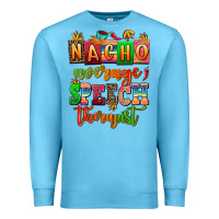 Ocean Blue nacho average speech therapist Premium Sweatshirt - AdoDesignShop