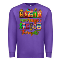 Purple nacho average speech therapist Premium Sweatshirt - AdoDesignShop