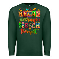 Sports Green nacho average speech therapist Premium Sweatshirt - AdoDesignShop