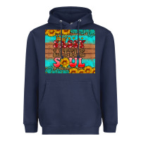 Navy sassy little soul Heavyweight Hoodie - HRA Design Shop