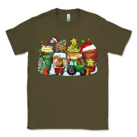 Army Green Christmas tractor coffee cups Classic Tee - Zillion Design Studio