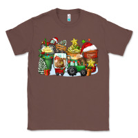 Chestnut Christmas tractor coffee cups Classic Tee - Zillion Design Studio