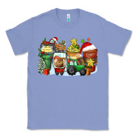 Colony Blue Christmas tractor coffee cups Classic Tee - Zillion Design Studio