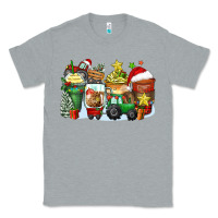 Heather Grey Christmas tractor coffee cups Classic Tee - Zillion Design Studio