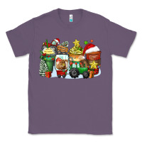 Lavender Christmas tractor coffee cups Classic Tee - Zillion Design Studio